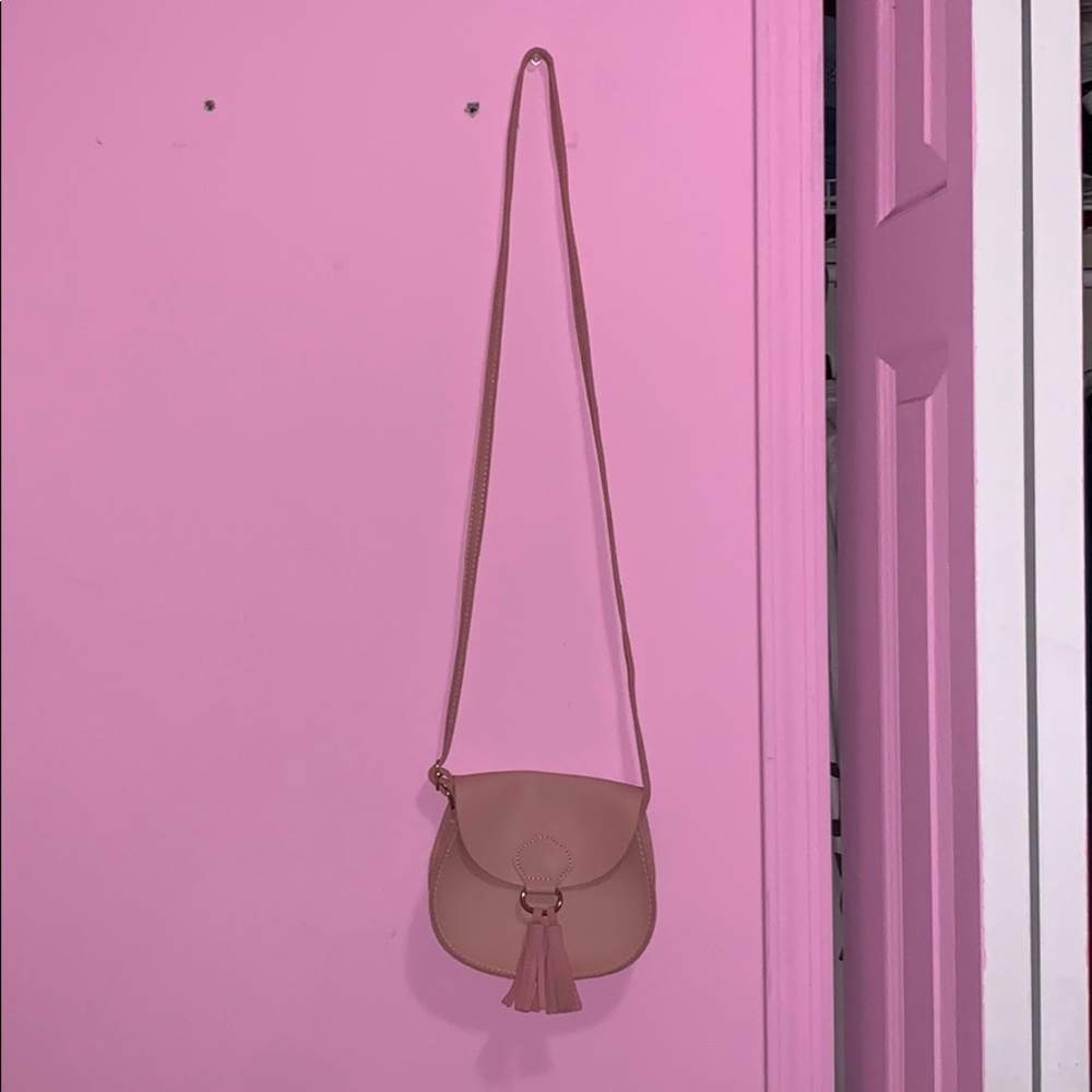 Nude/Light Pink crossbody bag